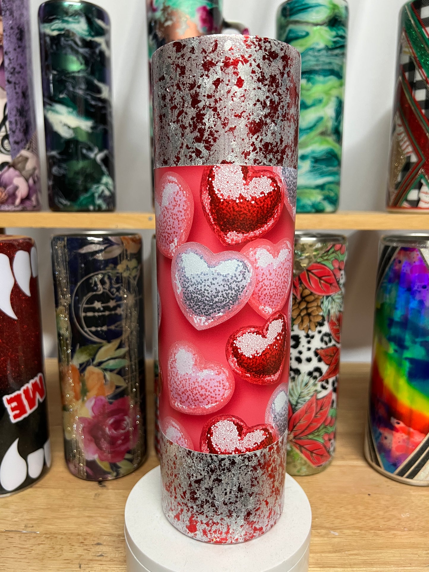 Glitter heart mashup