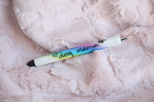 Rainbow dog mama Pen